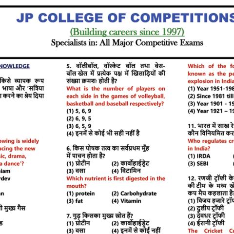 PART- 1 GENERAL KNOWLEDGE